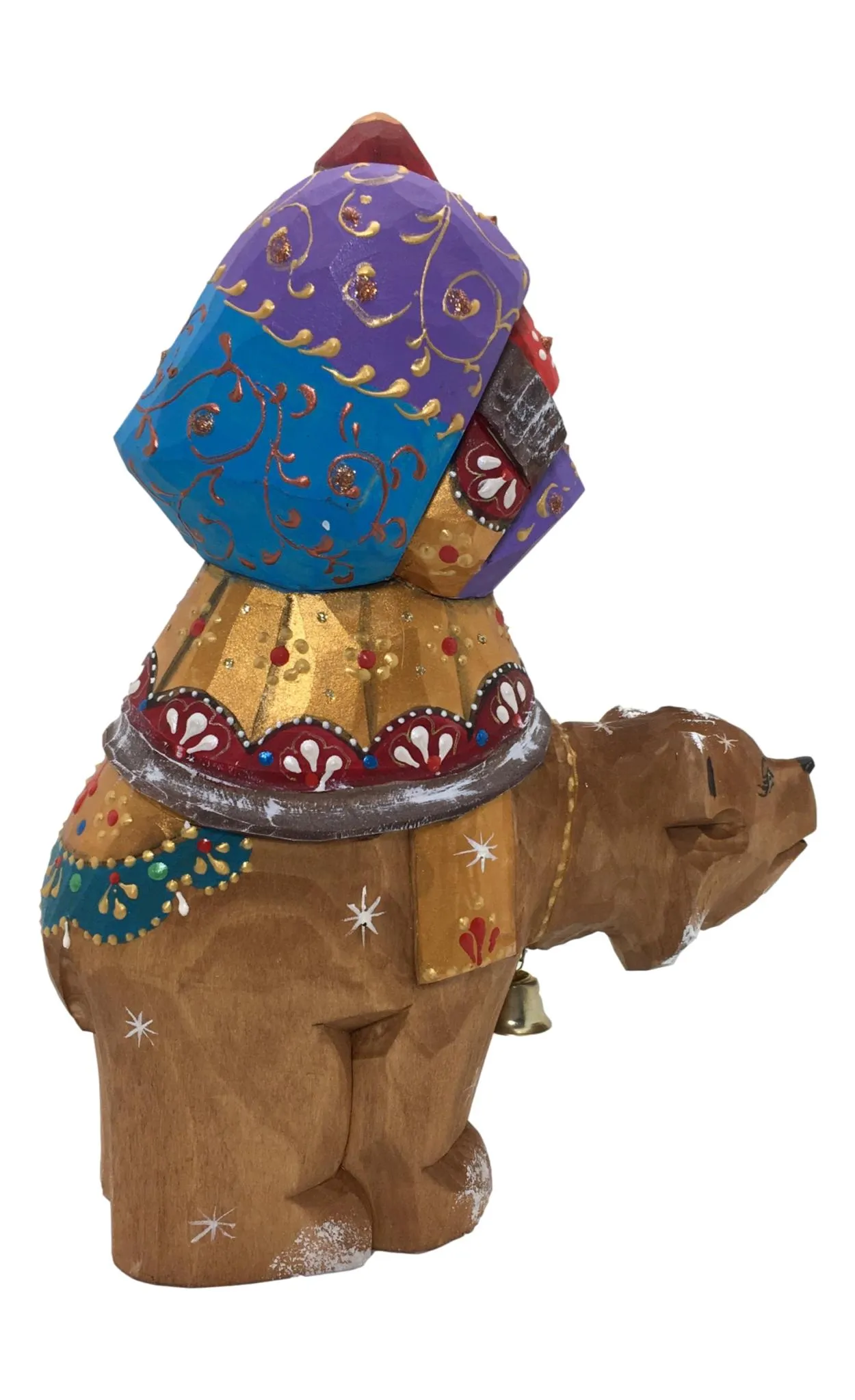 Santa Riding Bear