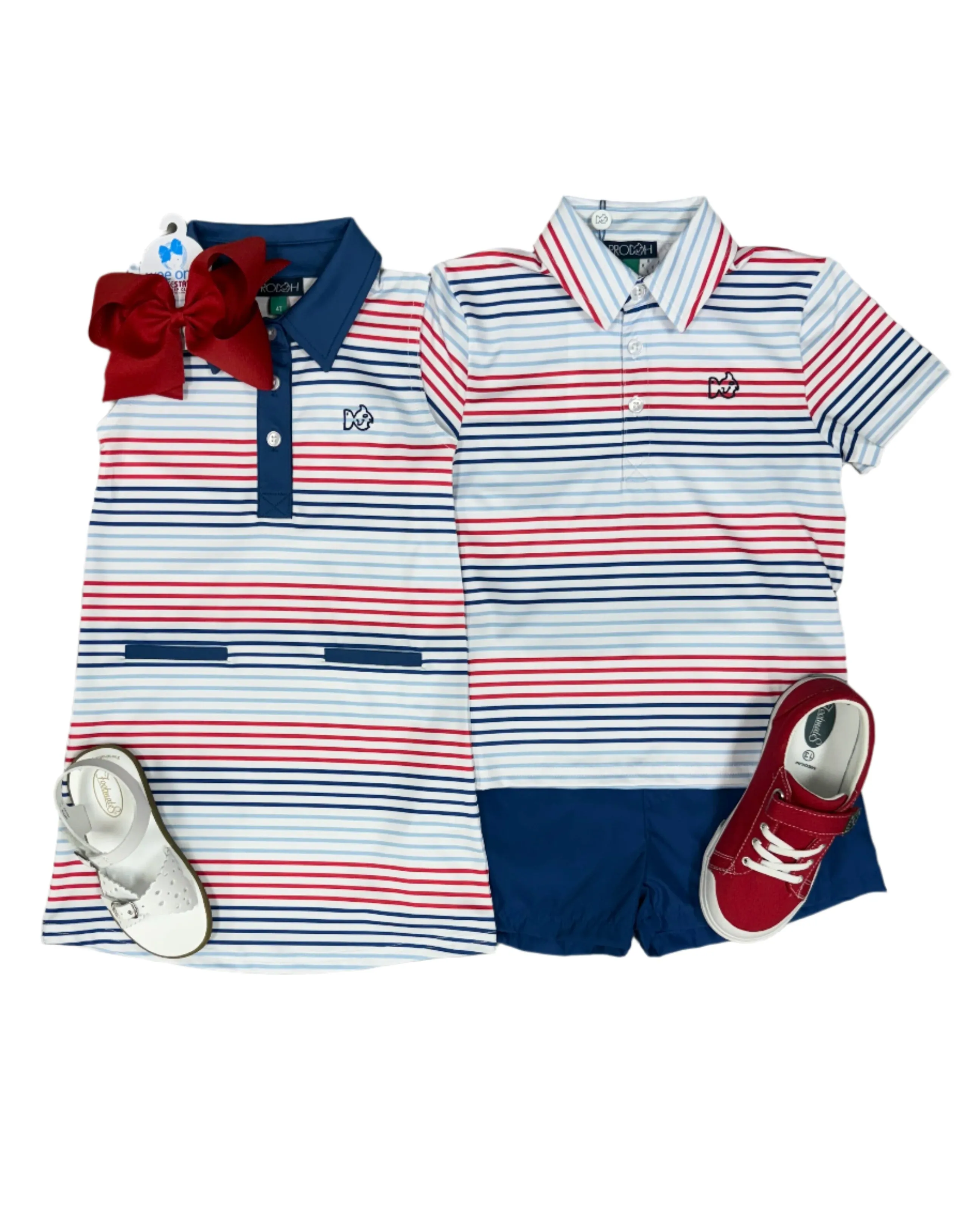 Sleeveless Pro Performance Polo Dress - Americana