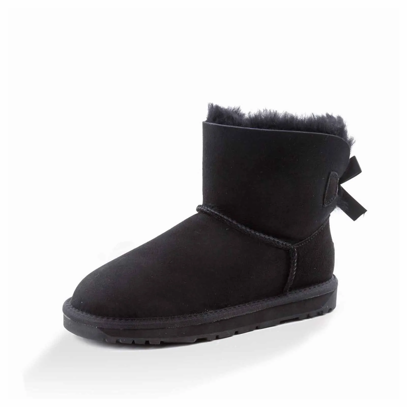 Ugg Boots Classic Mini Bailey Bow Black 39